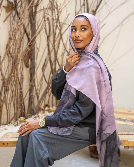 Rose Veil Modal Scarf