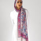 Majestic palm chiffon scarf