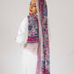 Majestic palm chiffon scarf
