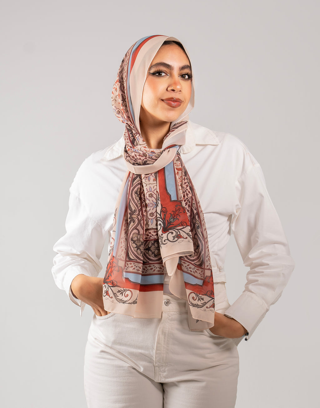 Amalia chiffon scarf