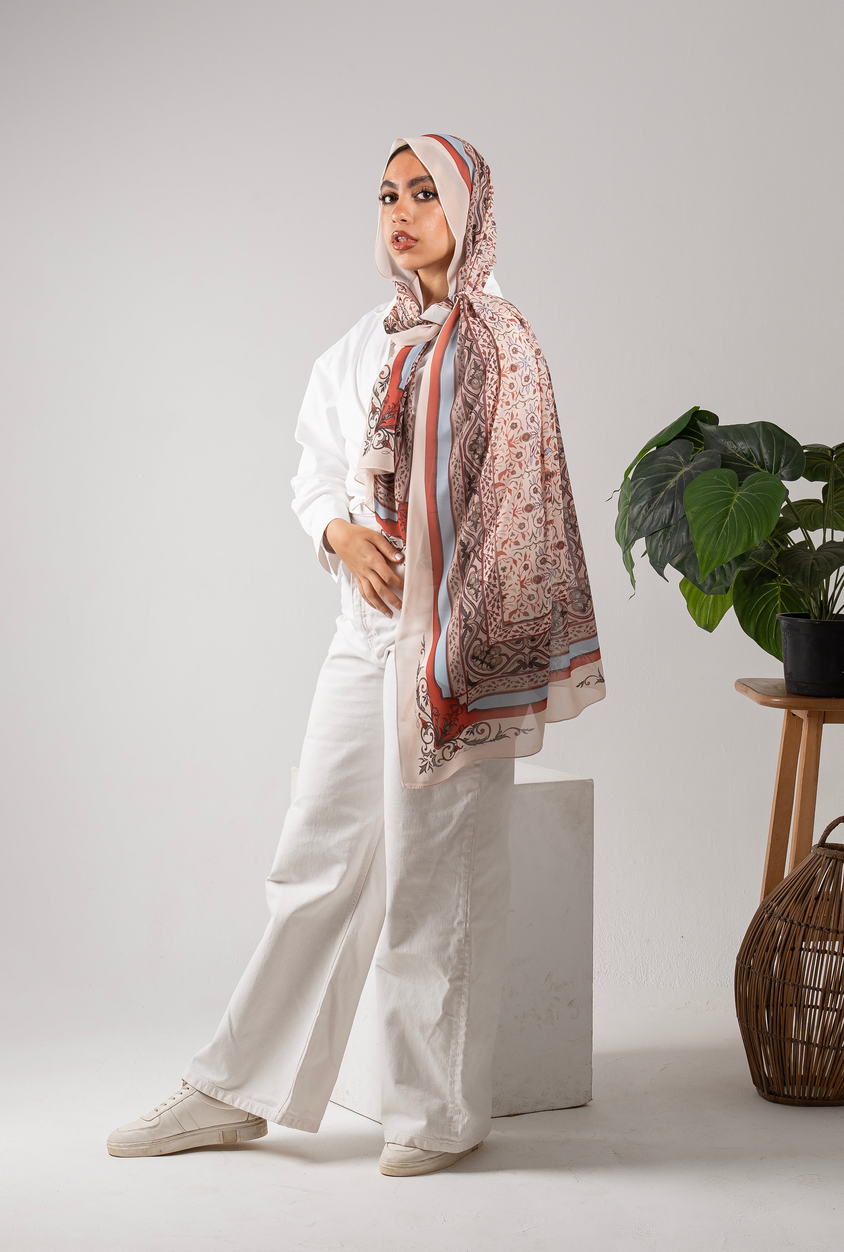 Amalia chiffon scarf