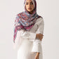 Majestic palm chiffon scarf