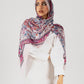 Majestic palm chiffon scarf