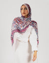 Majestic palm chiffon scarf