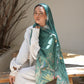 Emerald Eden Silk Scarf