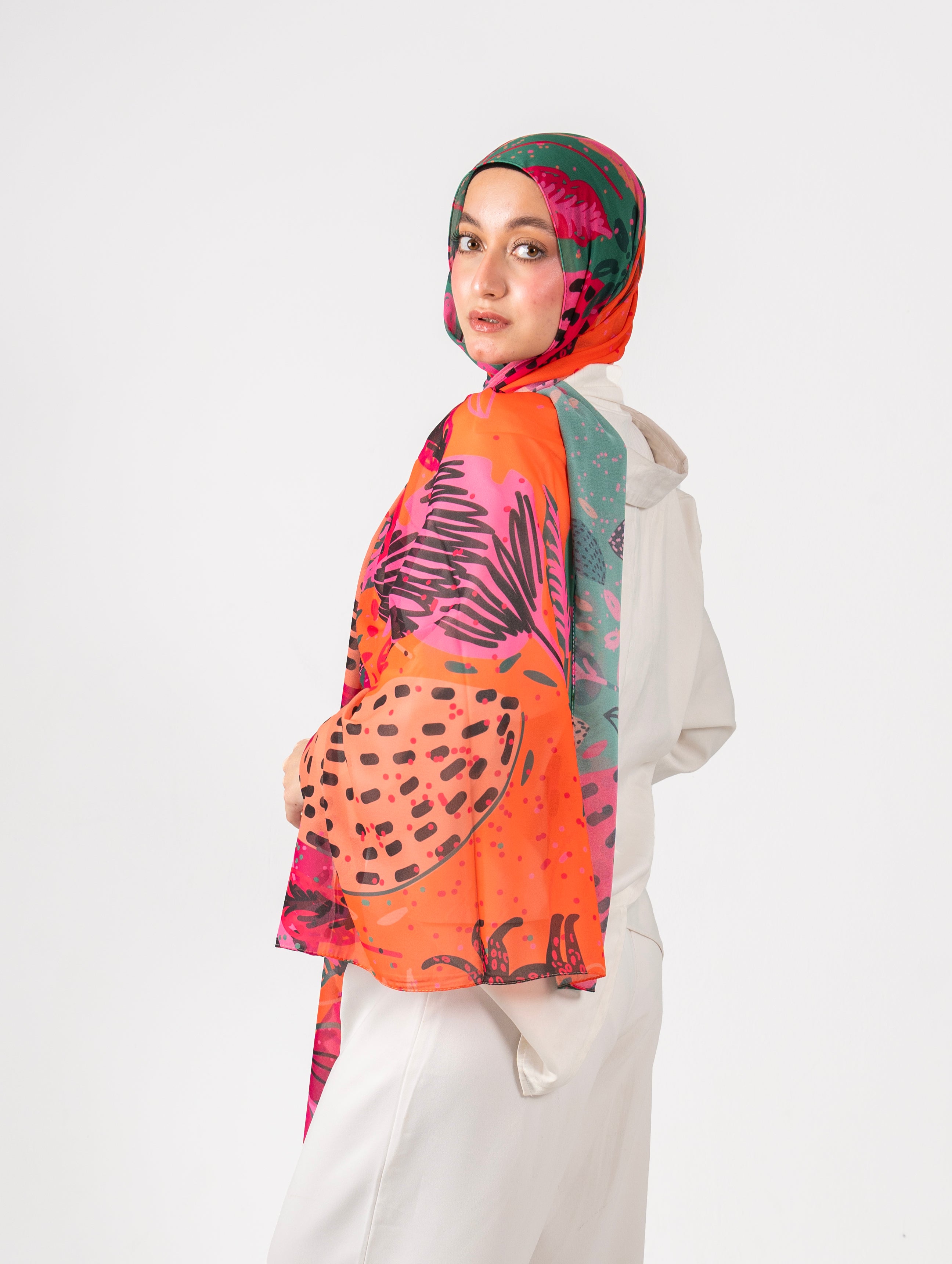 Belle chiffon scarf