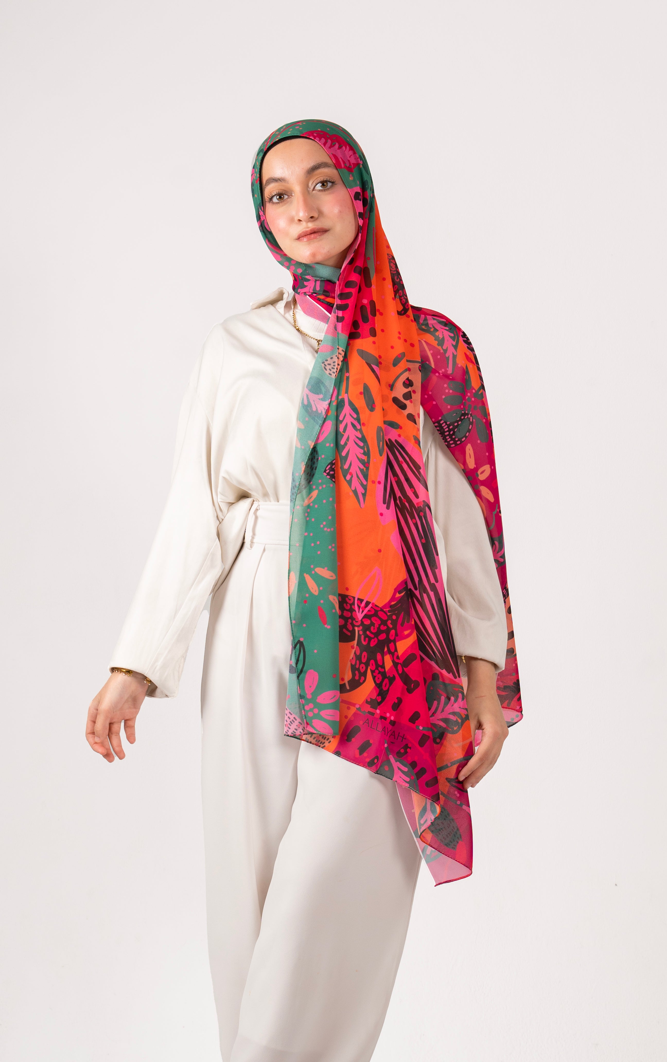 Belle chiffon scarf