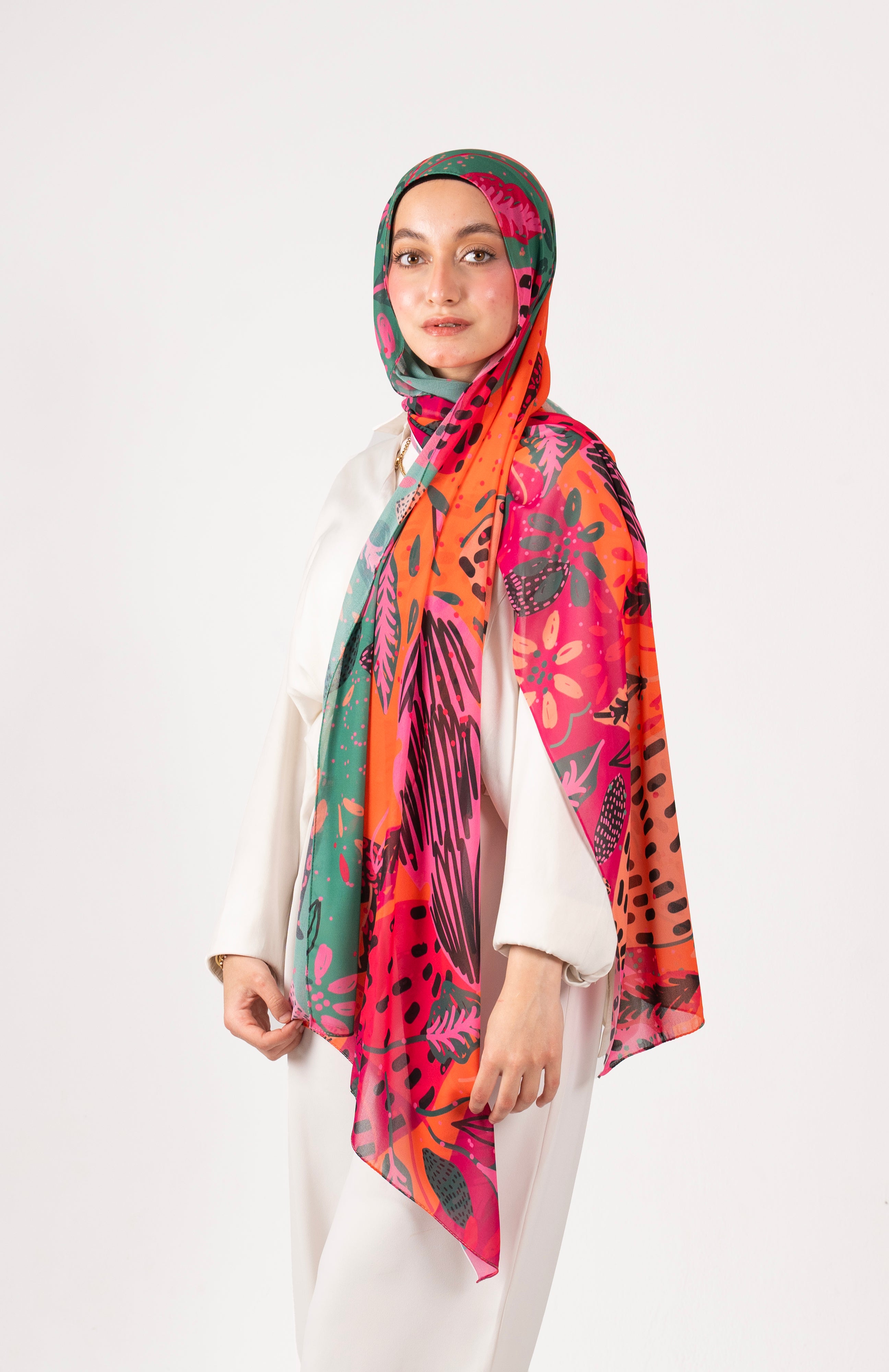 Belle chiffon scarf