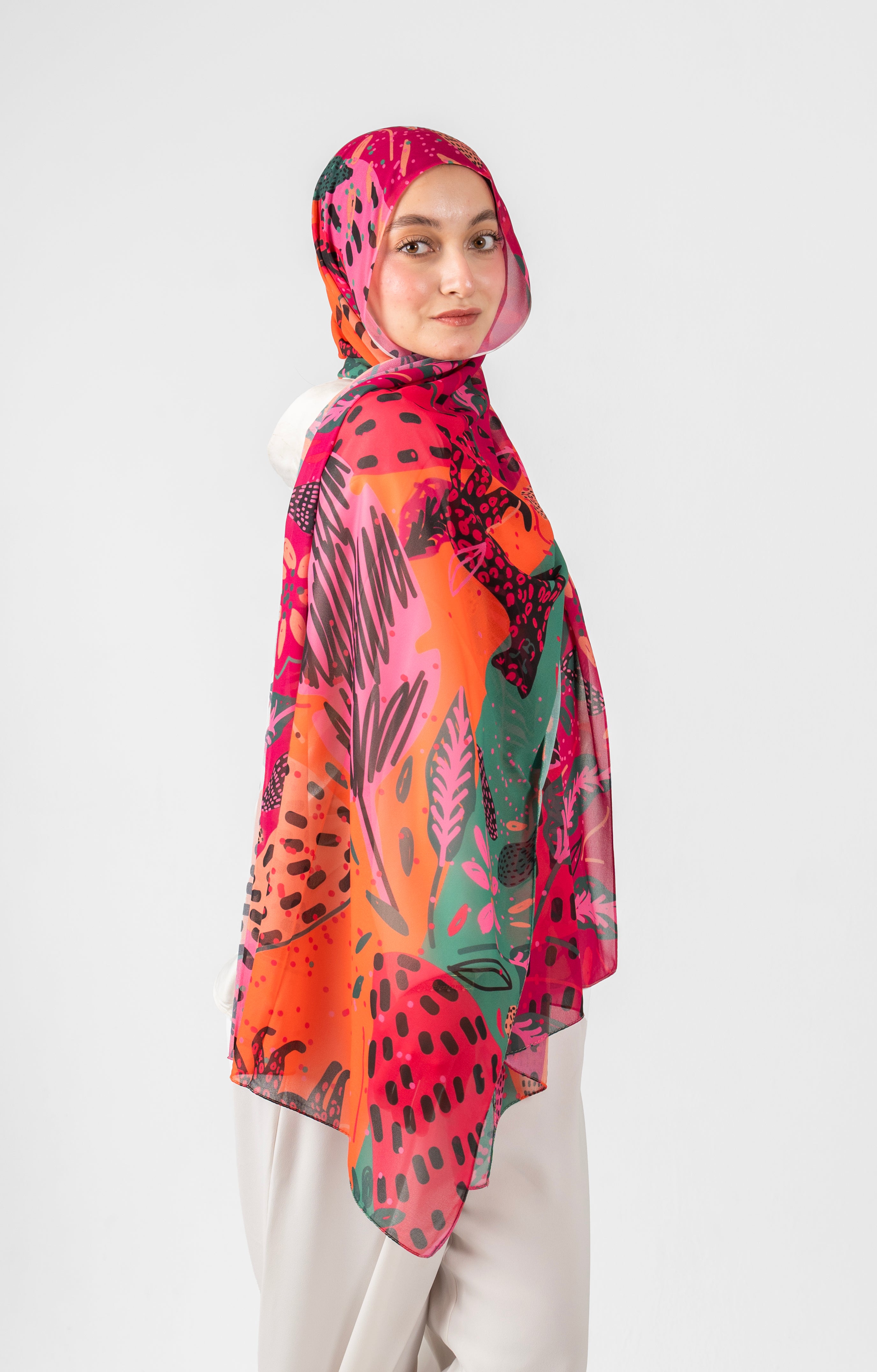 Belle chiffon scarf