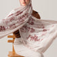 cream cocoa elegance silk scarf