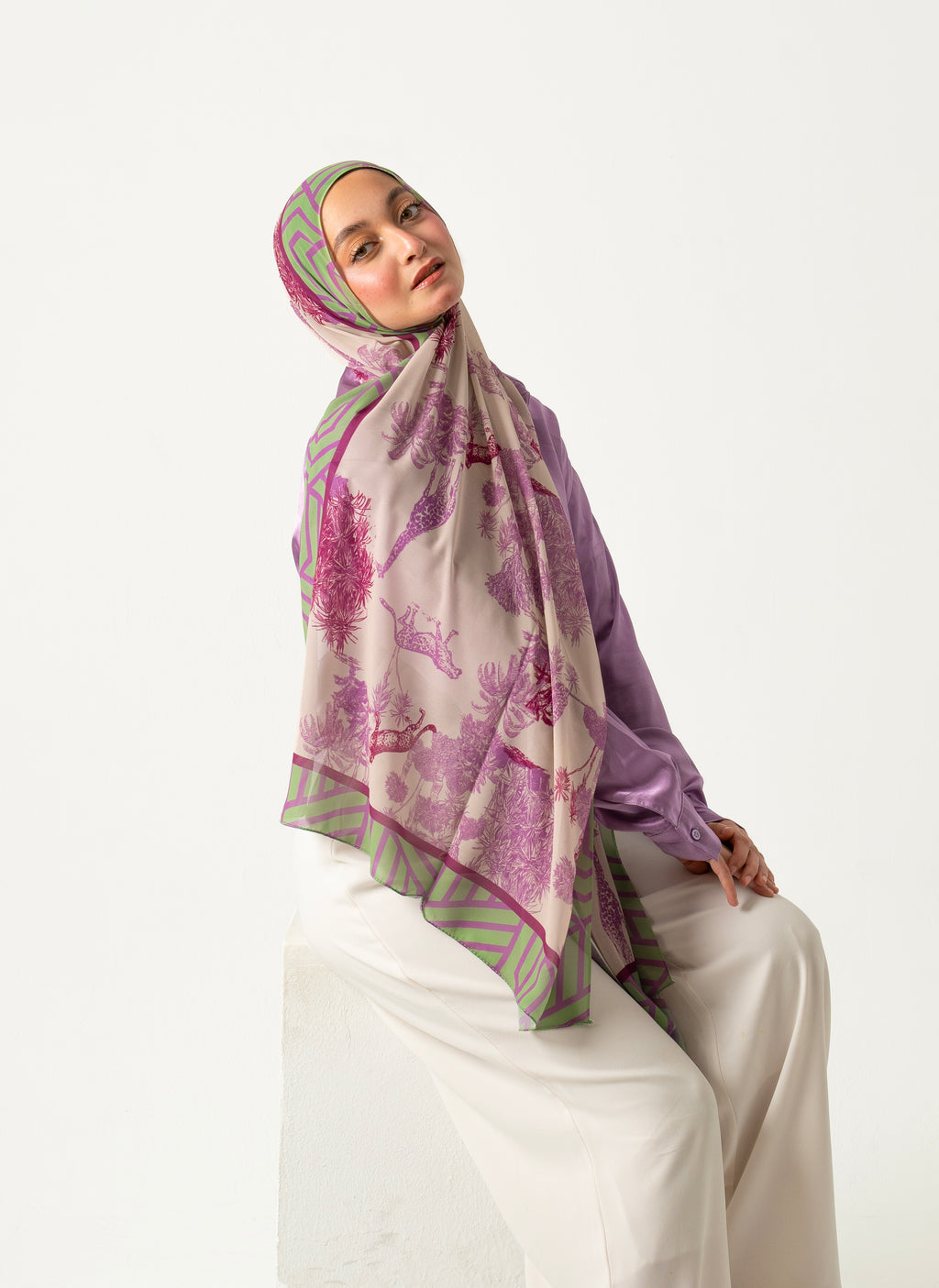 Luna chiffon scarf