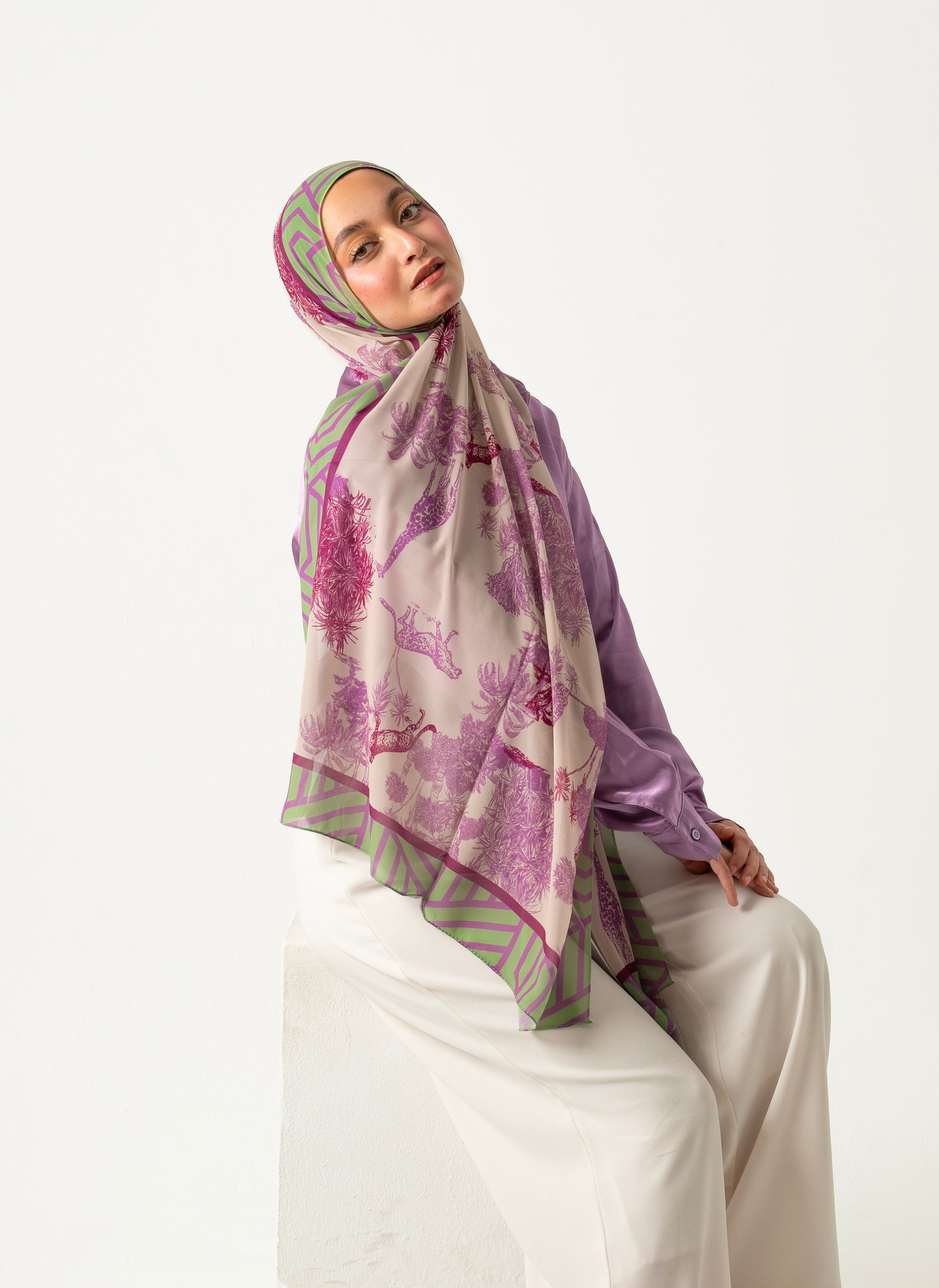 Luna chiffon scarf