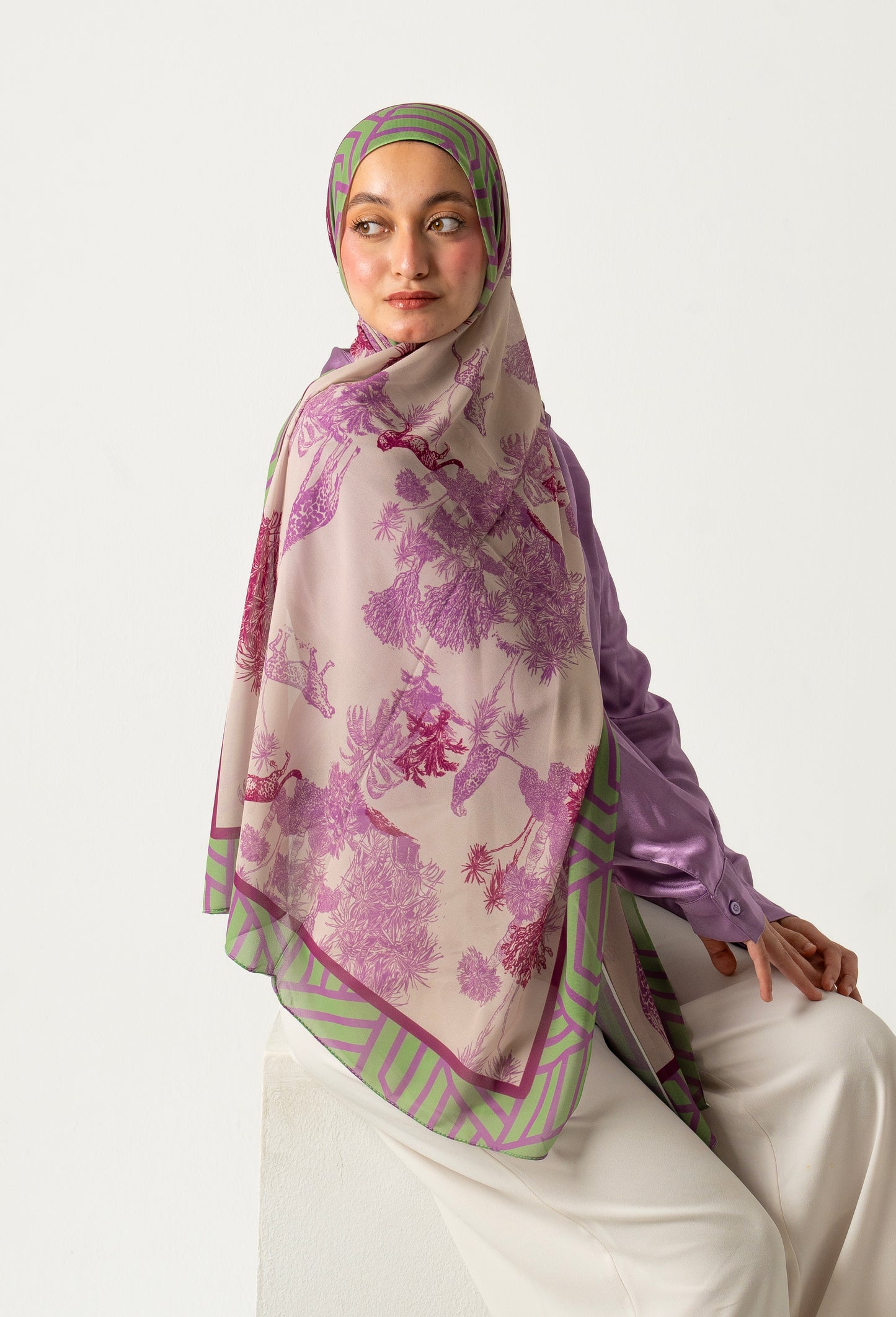 Luna chiffon scarf