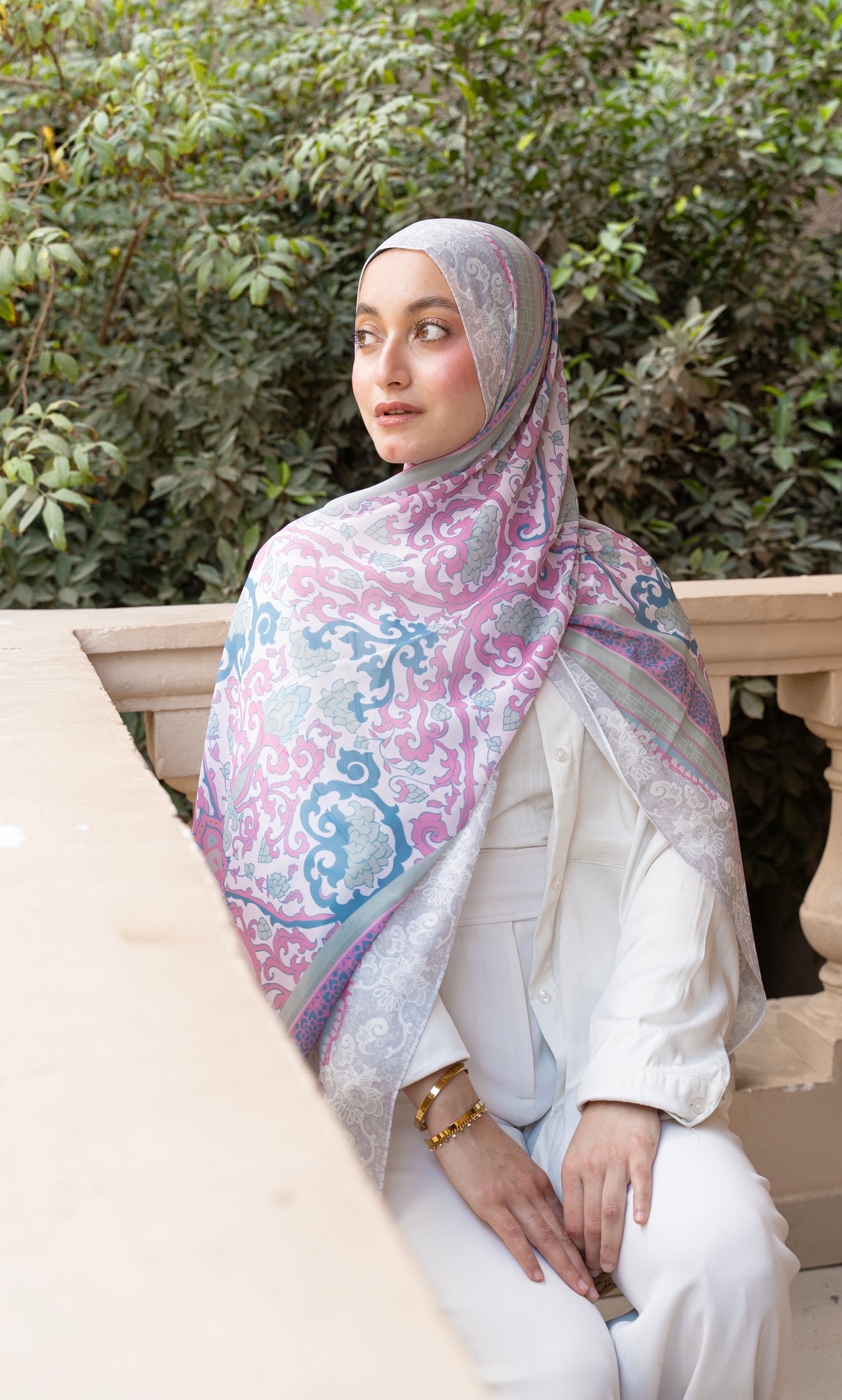 NURAY chiffon scarf