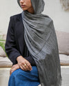Ruffeld Cotton Dark Grey